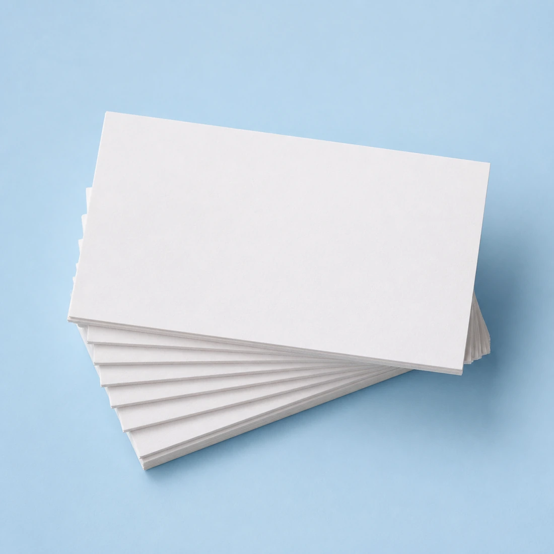Printed business cards