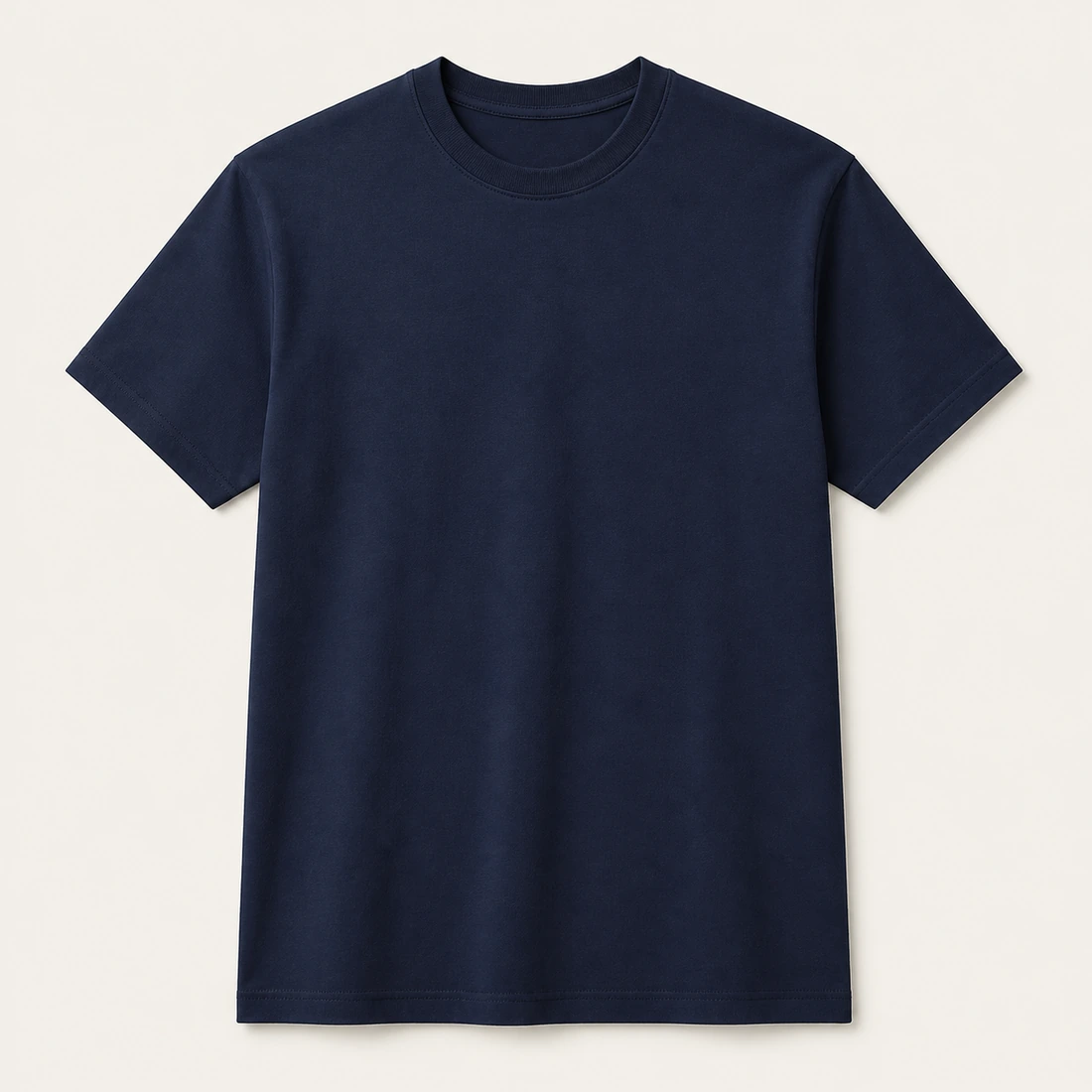 Navy printed T-shirt
