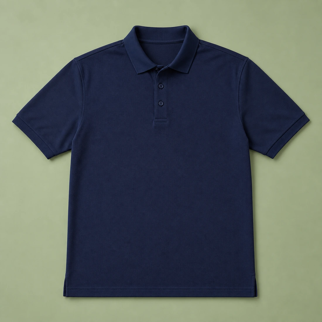 3 Prints branded navy polo workwear