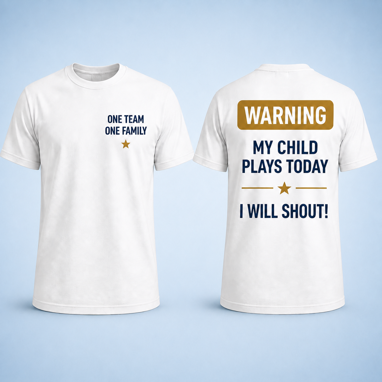 My Child Plays Today Football Family T-shirt